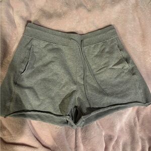 Women's Gray Casual Shorts
